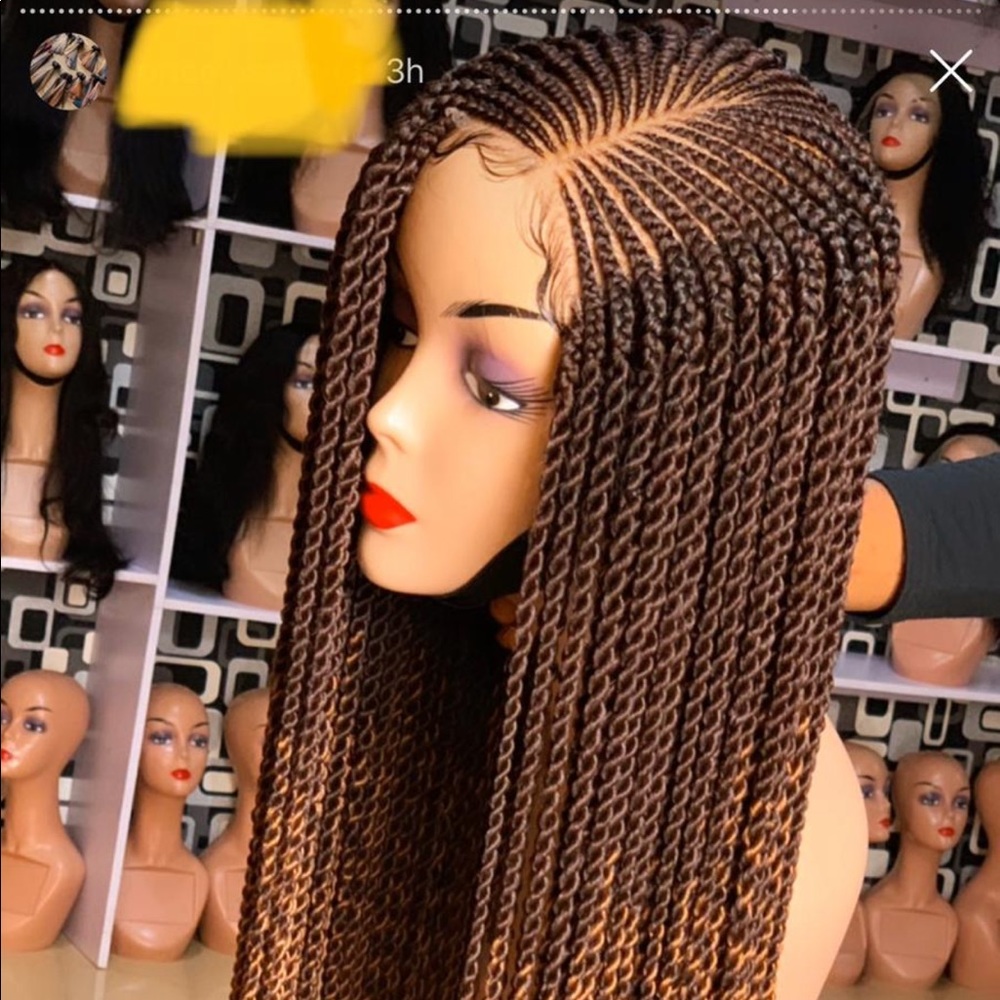 Braided wig cornrows